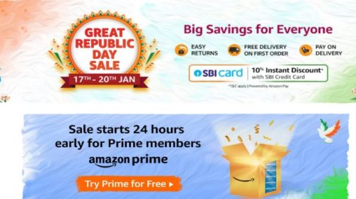 Amazon Great Republic day Sale will start from 17 January Prime members will get Early Access; Check Details