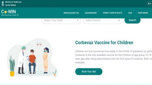 Vaccination for children 12-14 Age group go live today Register your child for vaccination using Cowin APP