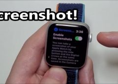 Process to take a Screenshot on a Smart watch