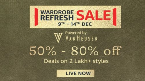 Amazon Wardrobe Refresh sale 2022 -Grab the best deals at unbelievable prices