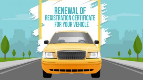The way to apply for Vehicle Registration Certificate Renewal